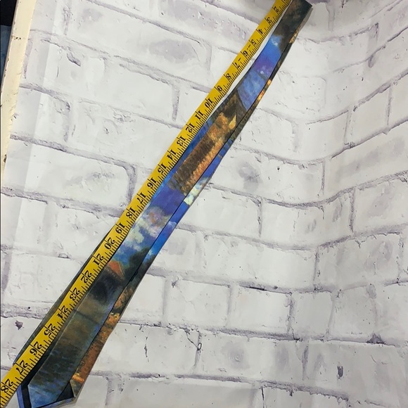 Laurent Monteil Paris Tie Claud Monet Impressionist Pont d'Argenteuil d'Apres - Picture 8 of 8